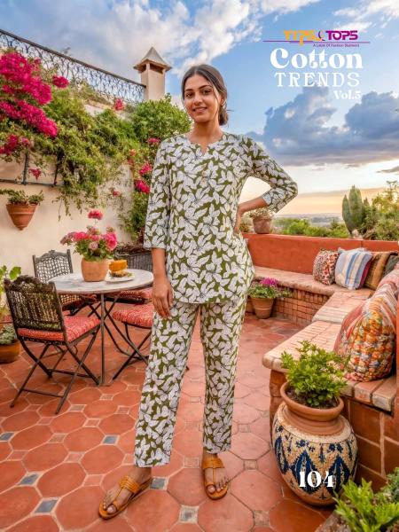Tips & tops cotton trends vol 5 coord set bulk purchase online